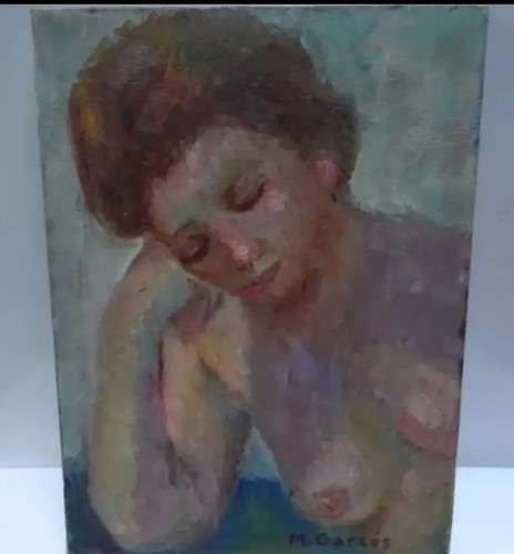 Tableau ancien huile - tableau,