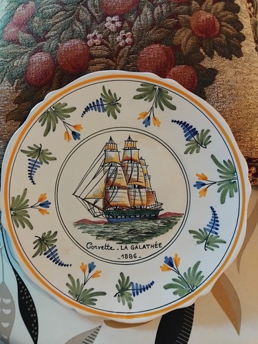 Assiette malicorne signée - assiette, de
