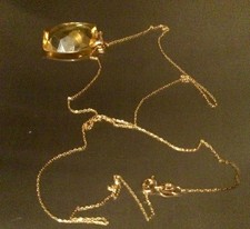 Jaune carats collier - or,