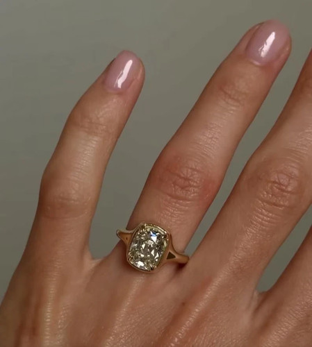 Bague diamant taille - , 3
