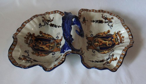 Ancien plat serviteur mendiant - plat,