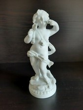 sujet personnage figurine enfant chérubin en biscuit porcelaine ancienne 