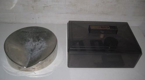 Lot vintage cendrier metal - lot,