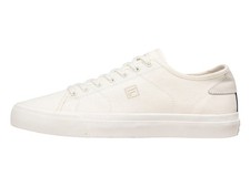 Fila - Baskets En Toile Basses Pour Hommes En Crème - FILA TELA