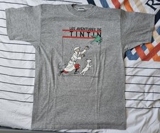 TINTIN TEE SHIRT AVEC PERROQUET - CORNER - TAILLE L - 1993 - NEUF