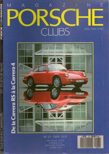 Porsche clubs 1989 - porsche,