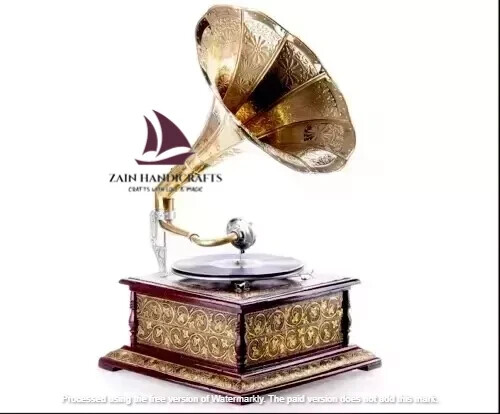 Gramophone ancien zain hmv - ancien,