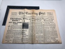 Vintage Britannique Canal Îles Journal Post-Liberation - Février 27, 1946