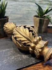 Elément Décoratif Bois Doré