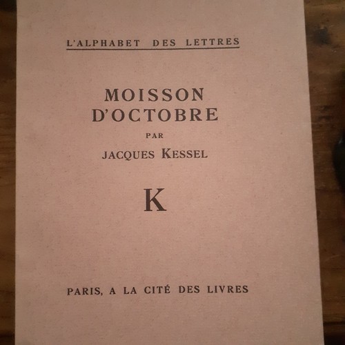 Moisson octobre joseph - d'octobre,