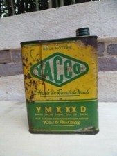 BIDON D'HUILE ANCIEN YACCO /