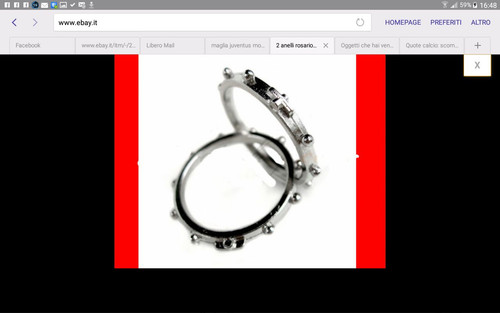 Bague rosario argent 925 - rosario,
