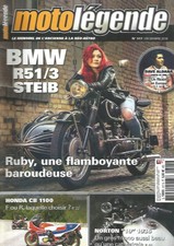 MOTO LEGENDE N°317 BMW R51/3 STEIB / RUBY / HONDA CB 1100 F OU R / NORTON "19"