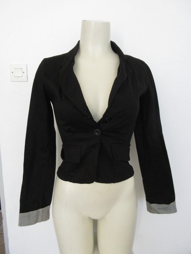 Veste noire cintrée - cintrée, 36