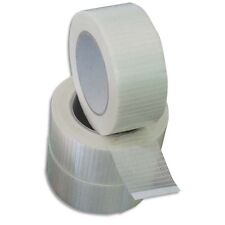 ROULEAU ADHESIF ARME CHAINE ET TRAME 50 M/M X 50 M TRES RESISTANT