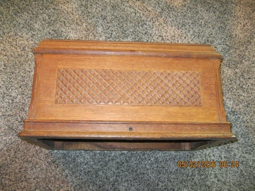 Antique wooden coffin case - wooden,