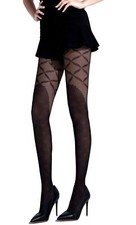 Collant Fantaisie Voile Noir