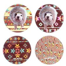 Set de 4 sous-verre ronds Téo