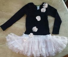 LITTLE MASS Girl's Black Pink