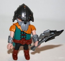 PLAYMOBIL 6004 NAIN CHEVALIER BARBE GRISE GEANT TROLL OGRE