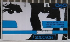 ticket billet used stub place