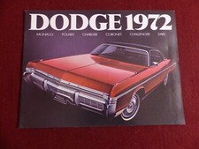 catalogue automobile : DODGE 1972 monaco polara charger coronet challenger dart