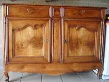 ANCIEN BUFFET VAISSELIER EN BOIS   19 ème 2 portes 2 tiroirs