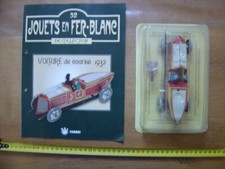VOITURE DE COURSE 1932 Jouets en fer blanc de collection 32 FABBRI