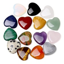 15 PCS Natural Love Stone Palm Thumb Gemstones Méditation 0,8 Pouce T5W11925