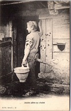 SUISSE -Type de jeune patre au chalet