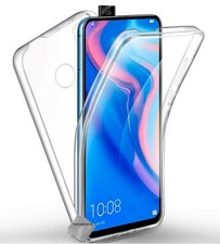 Housse etui coque silicone gel 360 integrale Huawei Honor 9X + film ecran - TRAN