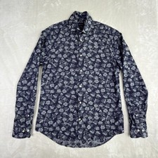 Chemise Gant Homme M Bleu
