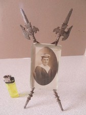 ancien cadre verre biseauté