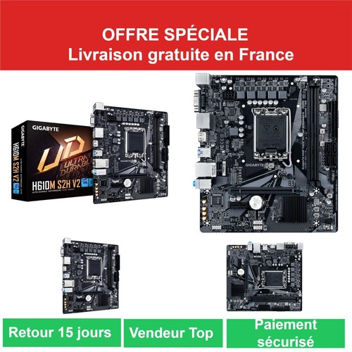 Gigabyte h610m s2h carte - h610m, v2