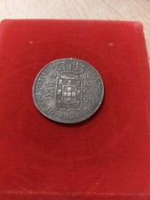 Monnaie Fautée BRESIL 960 REIS 1816 ARGENT Silver Brazil surfrappe flan réformé?
