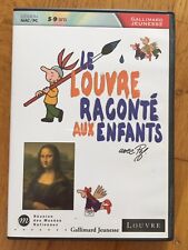 CD ROM logiciel Le LOUVRE raconté aux enfants 5/9 ans Galimard Jeunesse