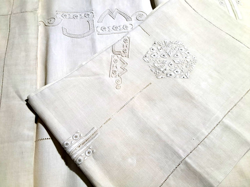 Ancienne parure drap - fil, de