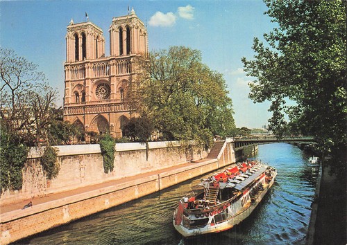 Paris notre dame bateau - notre, et
