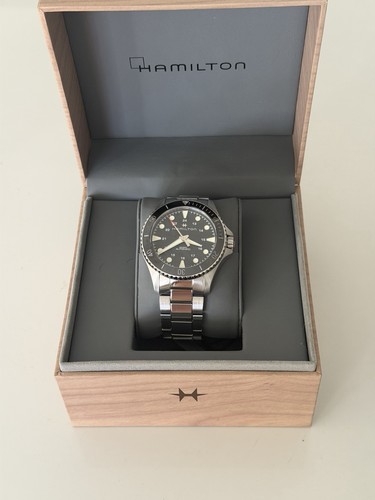 Hamilton khaki navy scuba - navy, auto