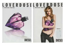 Publicité papier glacé + patch - Loverdose de Diesel recto verso