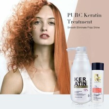 Kératine brésilienne 12 % réparatrice endommagée traitement de lissage des ch...