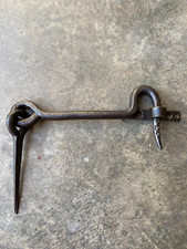 Ancien crochet 20 cm, en fer