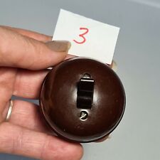💡  Ancien interrupteur porcelaine à bascule cache en bakélite (n°3)