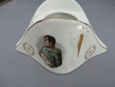 Ancien  Cendrier Porcelaine bicorne Napoléon/T24