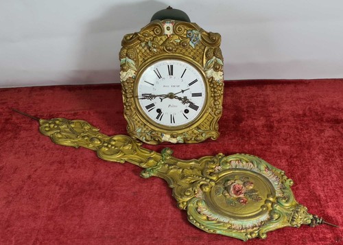 Horloge comtoise juan vicat - horloge,
