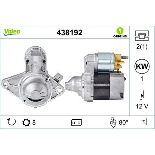 Démarreur valeo 438192 - démarreur,