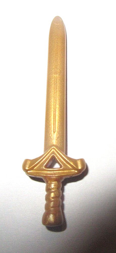 Playmobil épée dorée fr1 - épée,