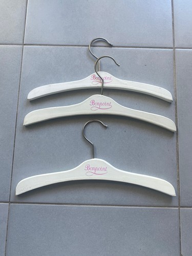 Lot cintres vintage bois - 3,