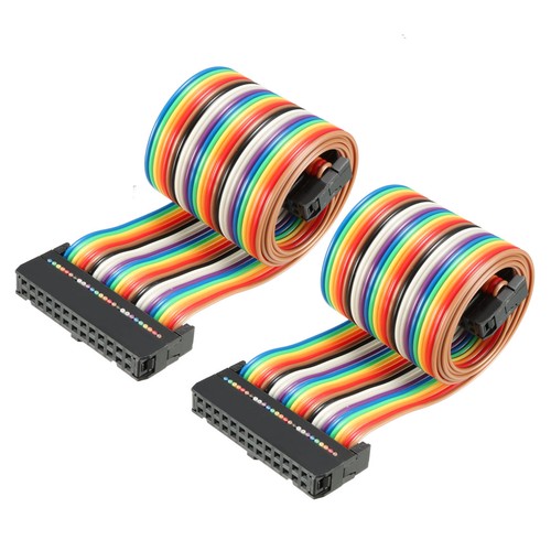 2pcs ruban multicolore idc - 2pcs,
