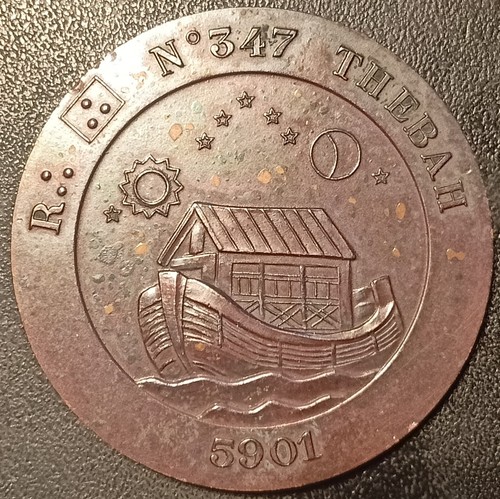 Franc maçonnerie médaille - -,